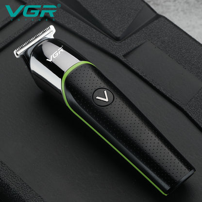 VGR Rasoio Professionale | Barba | Ricaricabile senza Fili | con Pettini Guida |  USB | V-191