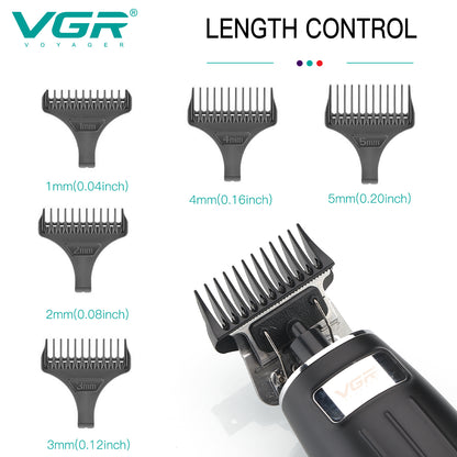 VGR Rasoio Capelli | Rifinitore | Barba |  Batteria | Lama da 0mm | V-192