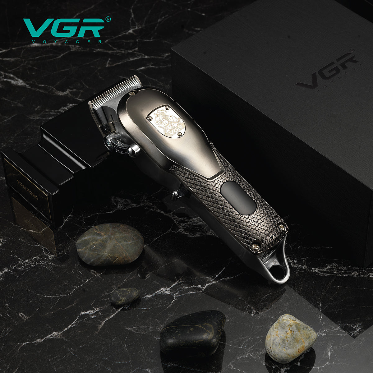 VGR Rasoio Capelli | Professionale | Taglia Capelli | in Metallo | Ricarica | USB | VGR V-276