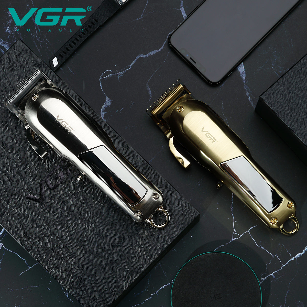 VGR Tagliacapelli | Professionale | USB | Accessori | VGR V-278