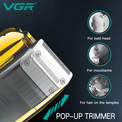 VGR Rasoio Professionale | Rasoio Elettrico | Barba | Trimmer | Tagliacapelli | V-332