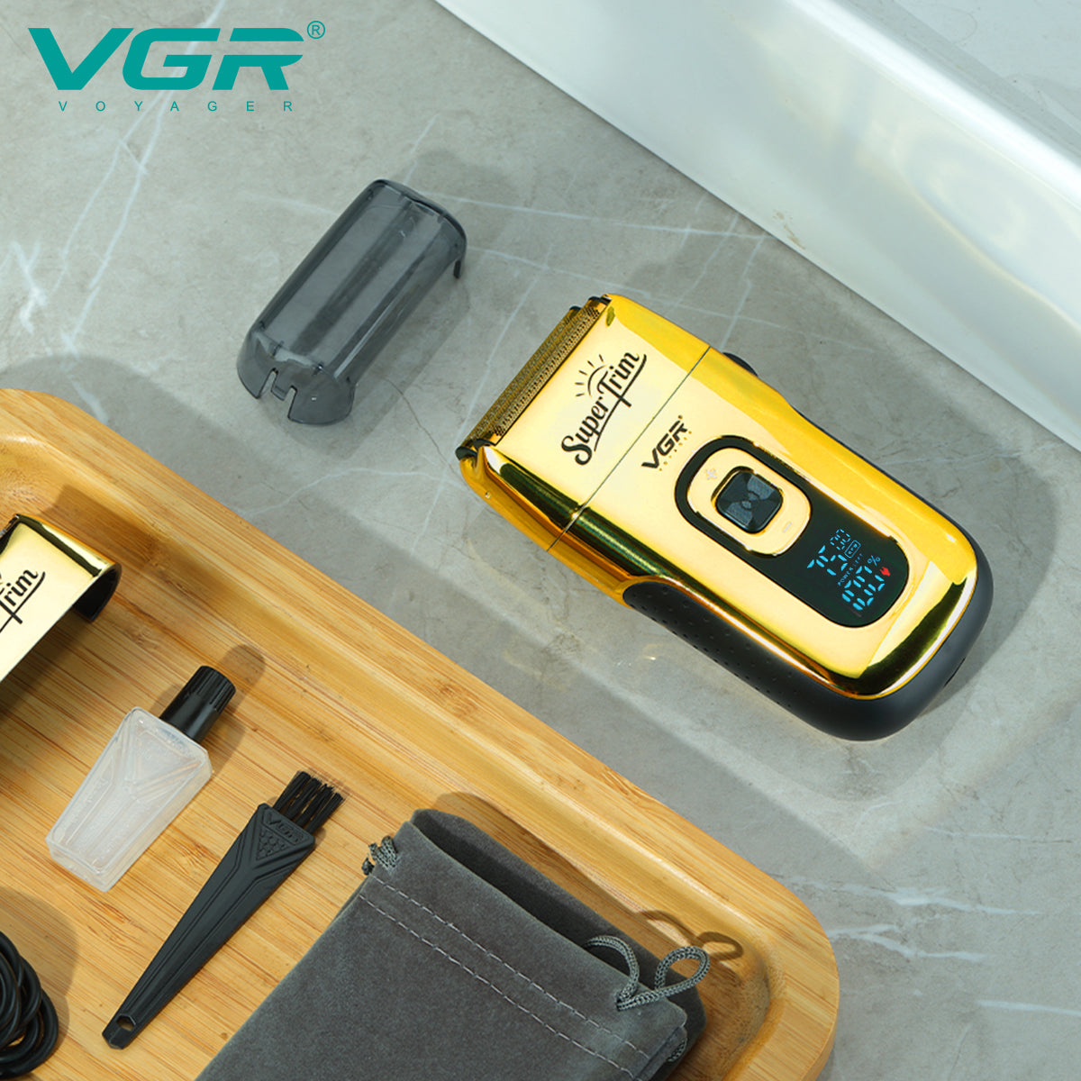 VGR Rasoio Professionale | Rasoio Elettrico | Barba | Trimmer | Tagliacapelli | V-332