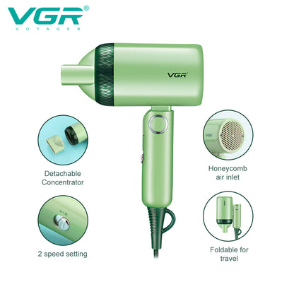 VGR Asciugacapelli | Professionale | Elettrico | VGR V-421