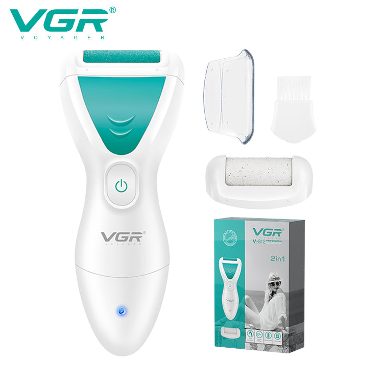 VGR Pedicure | Elettrico | Professionale | 2 in 1 | VGR V-812