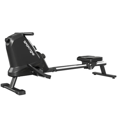 SPORTNOW Vogatore, 16 livelli resistenza magnetica, binario alluminio, Bluetooth, compatibile APP.