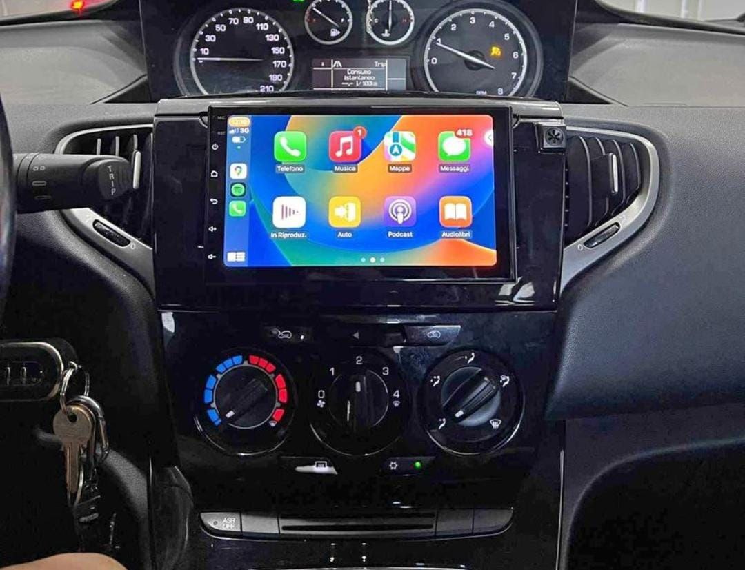Autoradio per Lancia Y [2012-2020] - 1Din 7"Pollici, Android, PlayStore, Youtube, Navigatore, Bluetooth, Radio, GPS, Wifi
