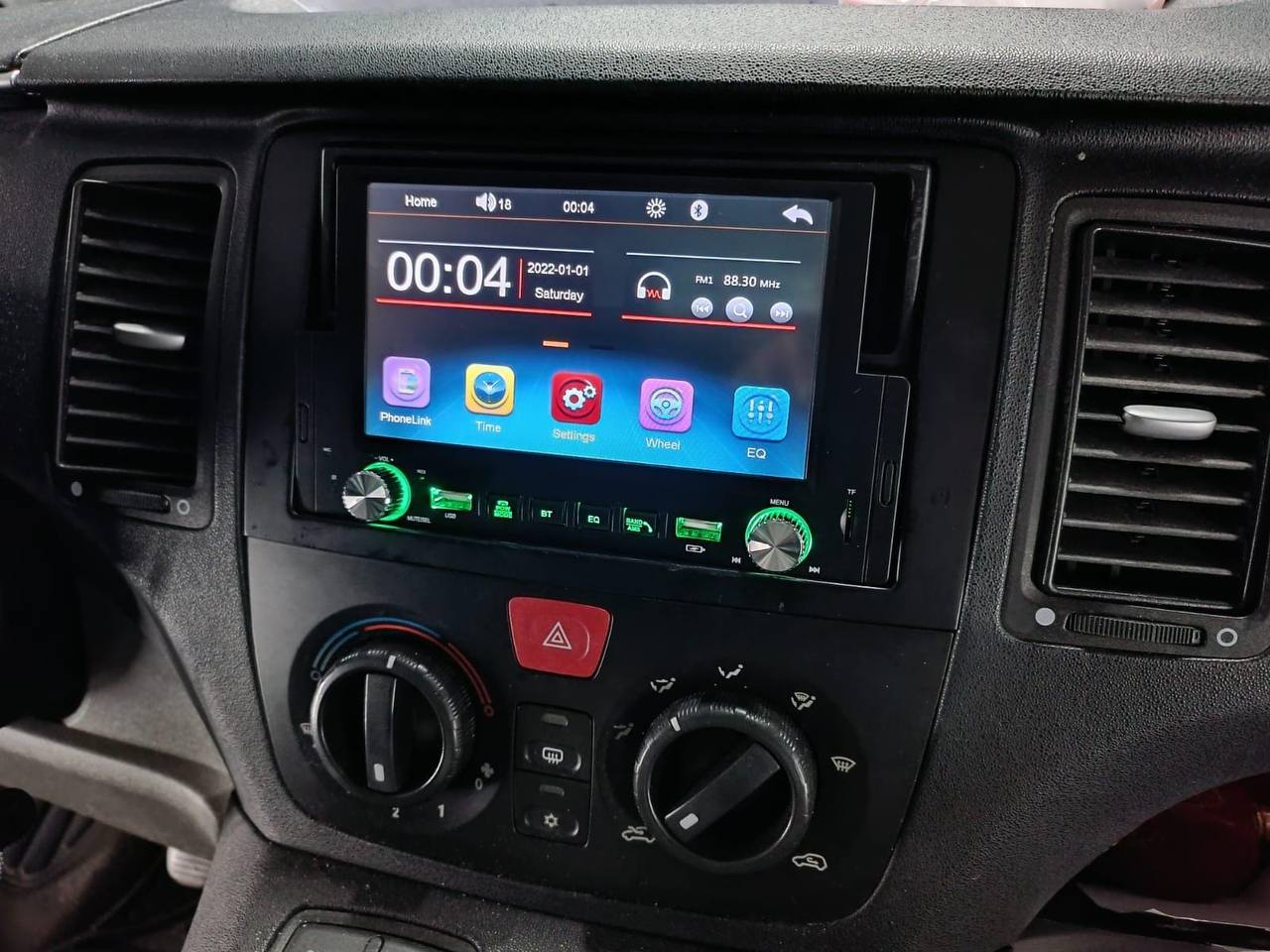 Autoradio per Fiat idea/Lancia Musa [2003-2008] - 1Din 6.2" Pollici, Bluetooth, Radio, Doppia USB, Mirror Link Android e IOS.