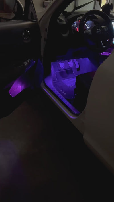 Ambient Light per Nissan Juke, Universale, Luci Ambiente con Comando da App, RGB Led, Led Dinamico