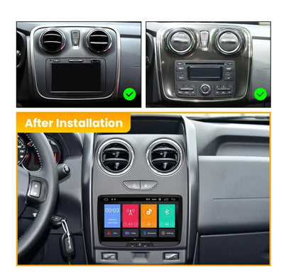Kit Montaggio Autoradio 9"Pollici Logan, Sandero, Stepway, Symbol Mascherina, Cablaggio Autoradio Android