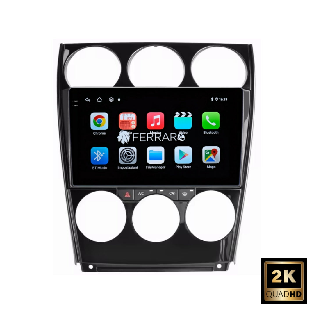 Autoradio per Mazda 6 9" | 2002-2008 | Android | Bluetooth | CarPlay | Android Auto | 12/256GB Ram