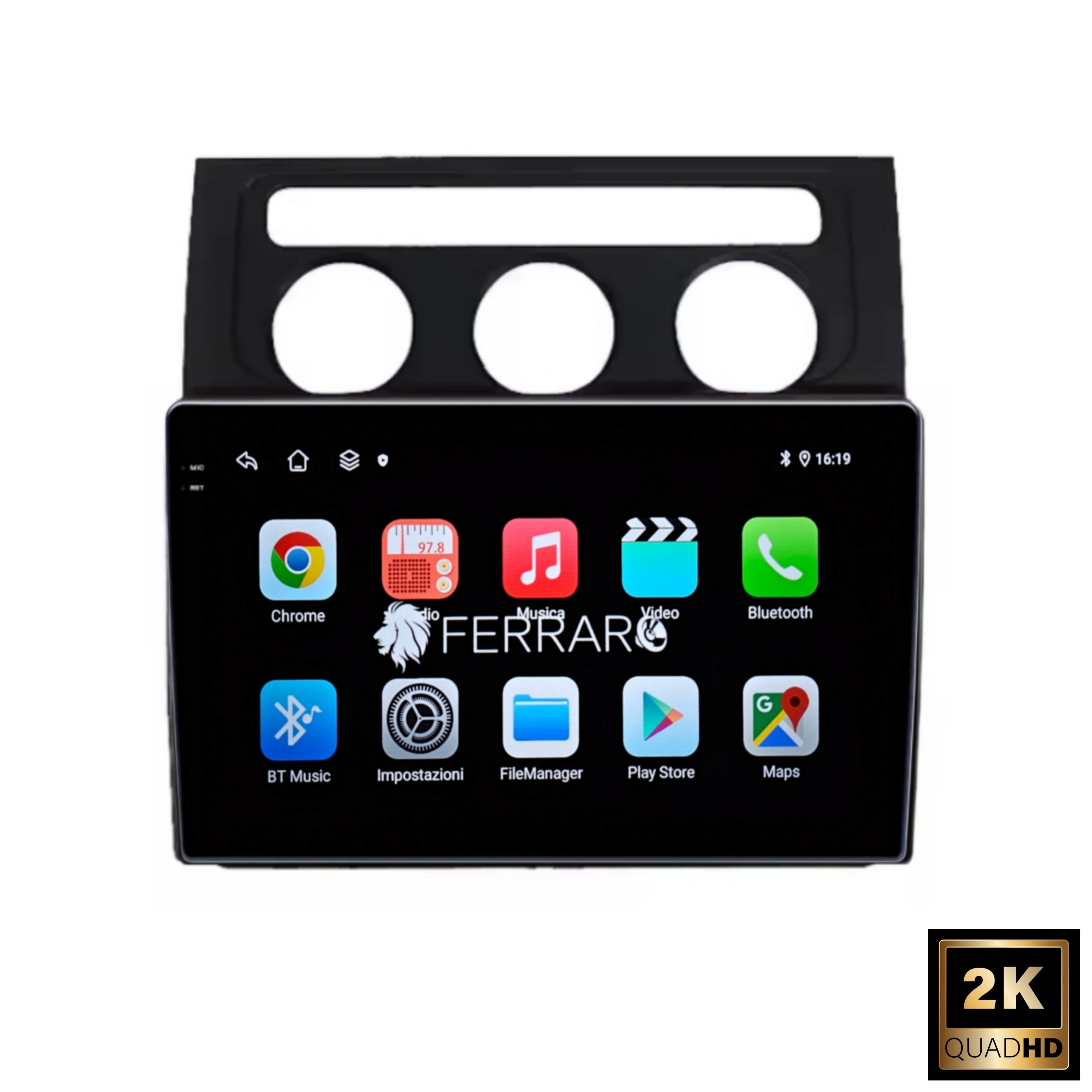 Autoradio per Volkswagen Touran 10.1" | 2003-2010 | 2016-2018 | Android | Bluetooth | CarPlay | Android Auto | 4/64GB Ram