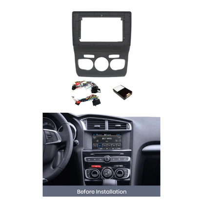 Kit Montaggio Autoradio 10.1"Pollici per Citroen C4 B7, DS4 (2013-2016) Mascherina, Cablaggio Autoradio Android