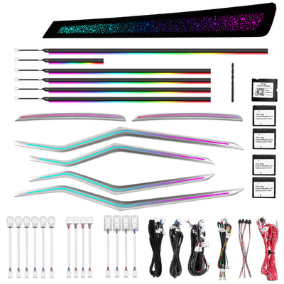 Ambient Light per BMW Serie 3 G20 (2018-2025), 64 Colori RGB