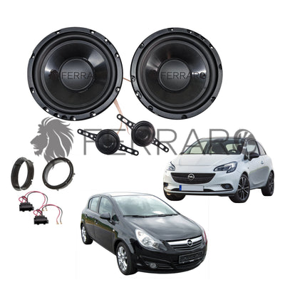 FerraroStore Kit 2 Altoparlanti | ASK-165.2 | Anteriori | Opel Corsa D, E (2006-2019)