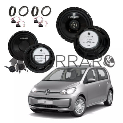 FerraroStore Kit 6 Altoparlanti | ASK-165.2 | ASC-652PC | Ant/Post | Volkswagen UP