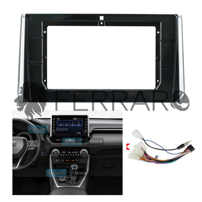 Kit Montaggio Autoradio 10.1"Pollici Toyota RAV4 (2019-2025) Mascherina, Cablaggio Autoradio Android