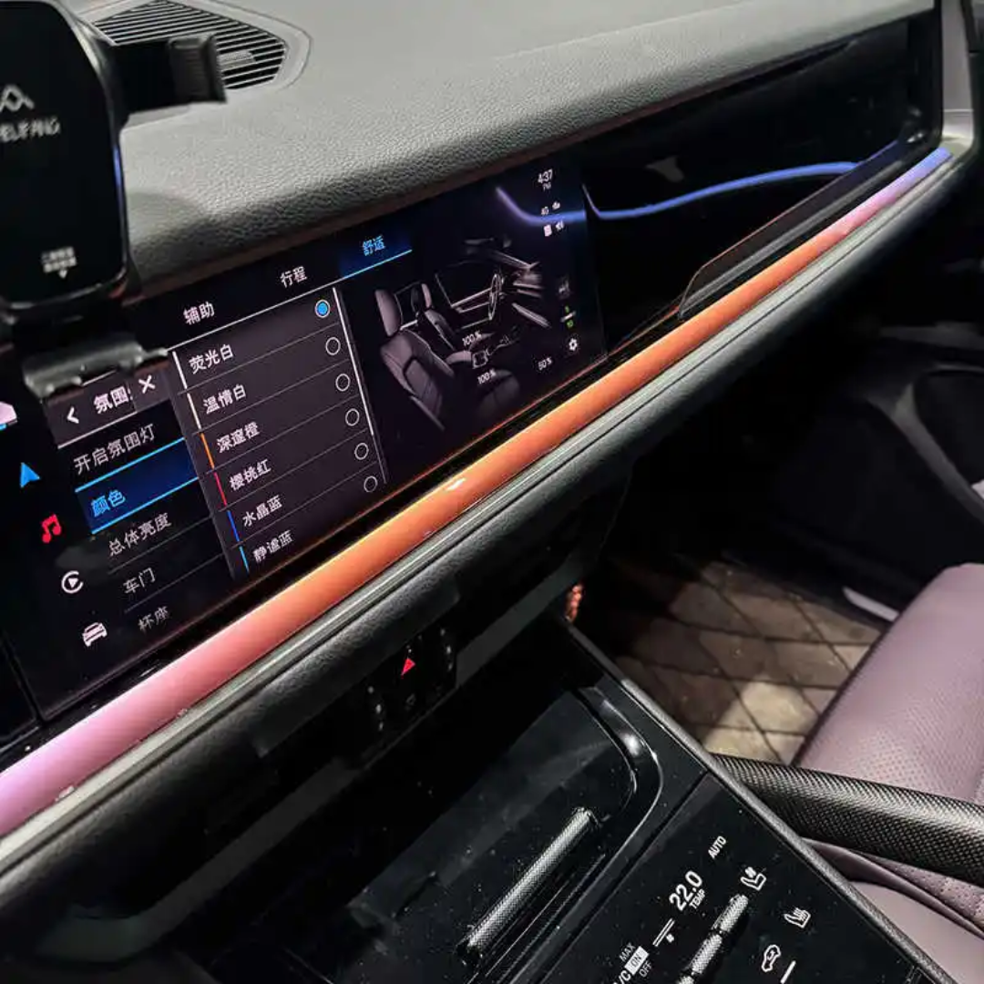 Ambient Light per Porsche Cayenne (2024+), 256 Colori, APP