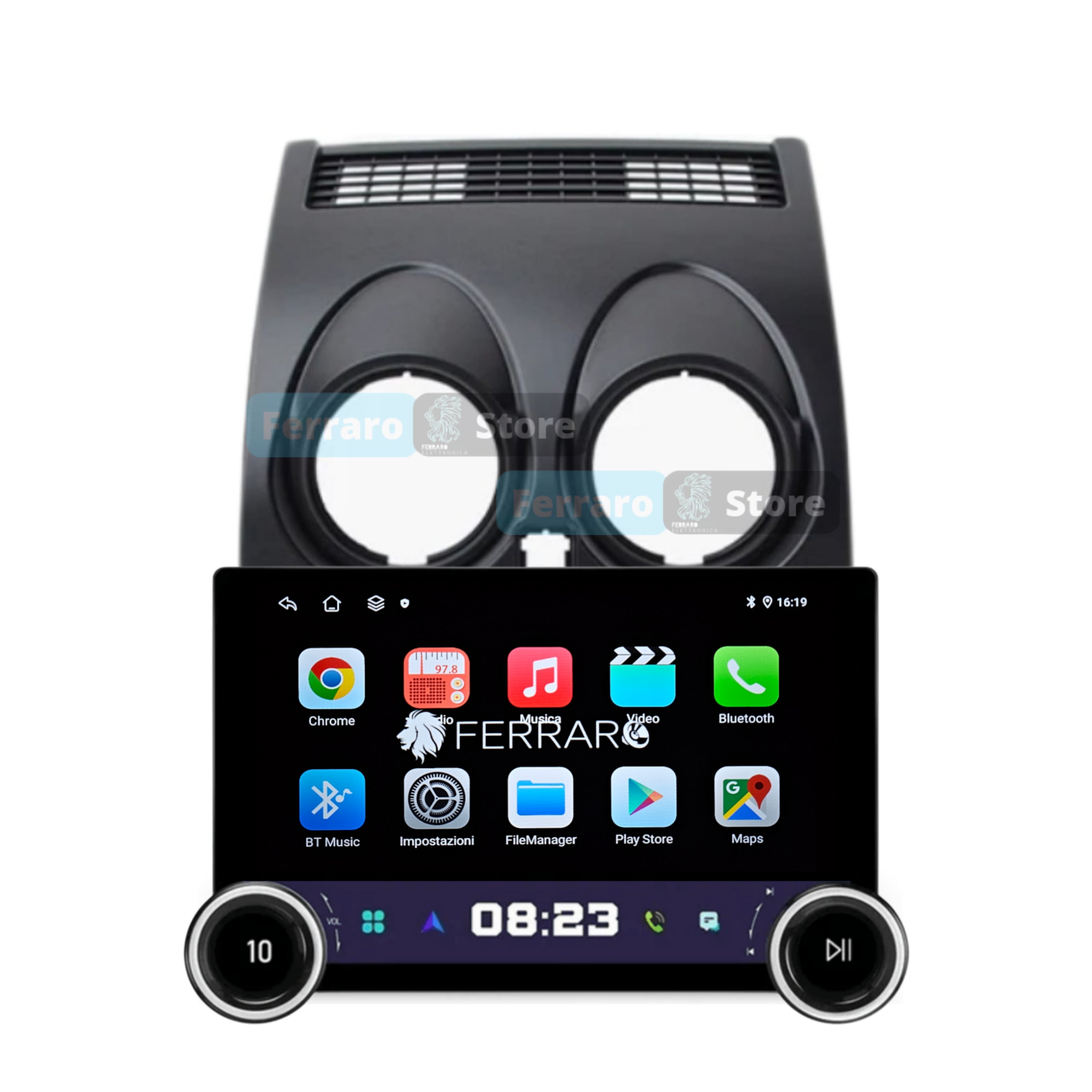 Autoradio per Nissan Qashqai J10 11.8" 2K | 2007-2014 | Android | Bluetooth | CarPlay | Android Auto | 4/64GB Ram