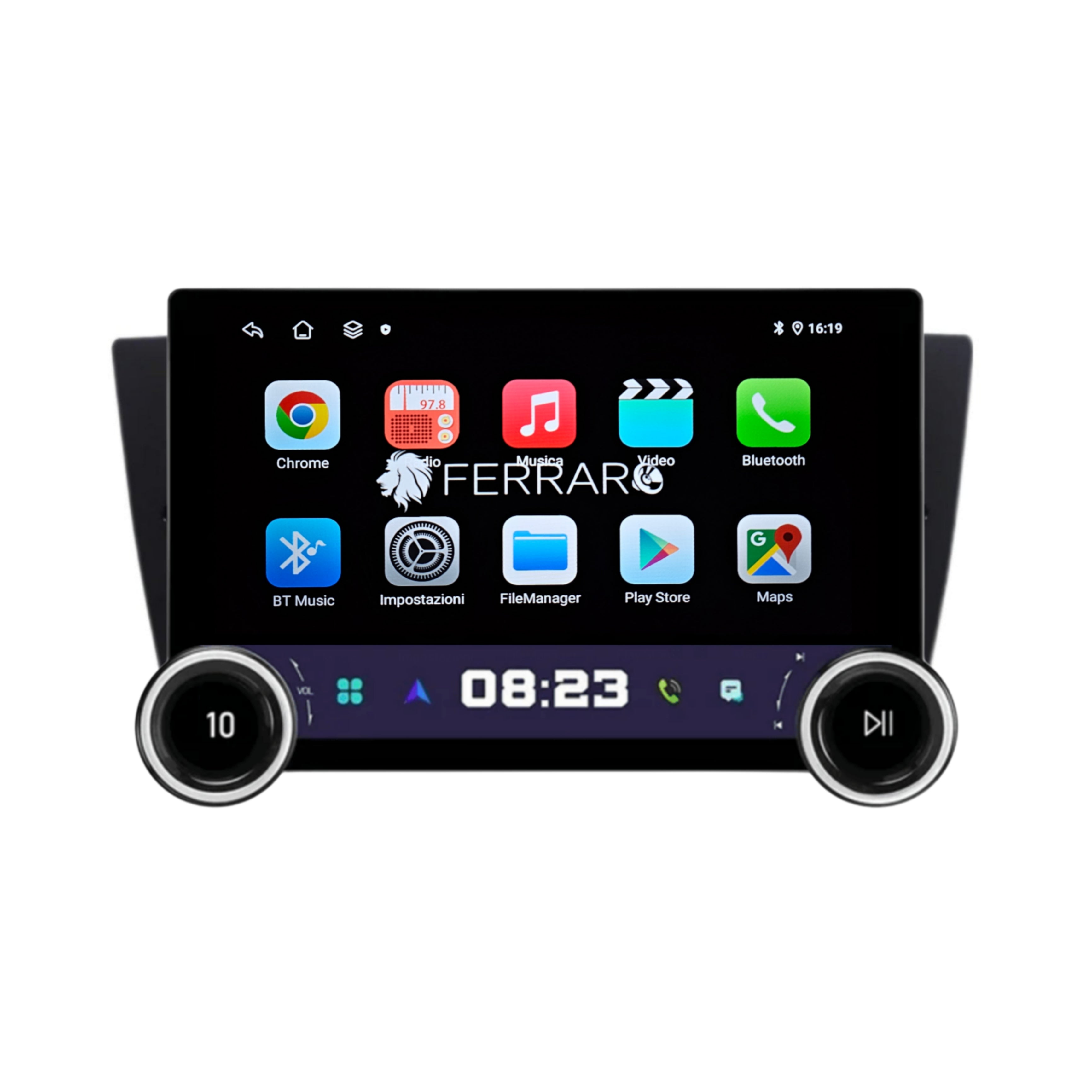 Autoradio per BMW Serie 3 11.8" 2K | E90/E91/E92/E93 | Dal 2005> | Android | Bluetooth | CarPlay | Android Auto | 4/64GB Ram