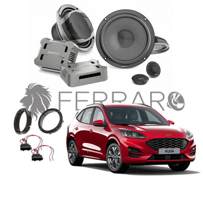 Hertz Kit 4 Casse | CK 165 | Anteriori | Ford Kuga II dal 2013>