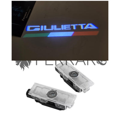 Luce di Cortesia Alfaromeo Giulietta (2011-2018) Plug and Play, Proiettore Logo