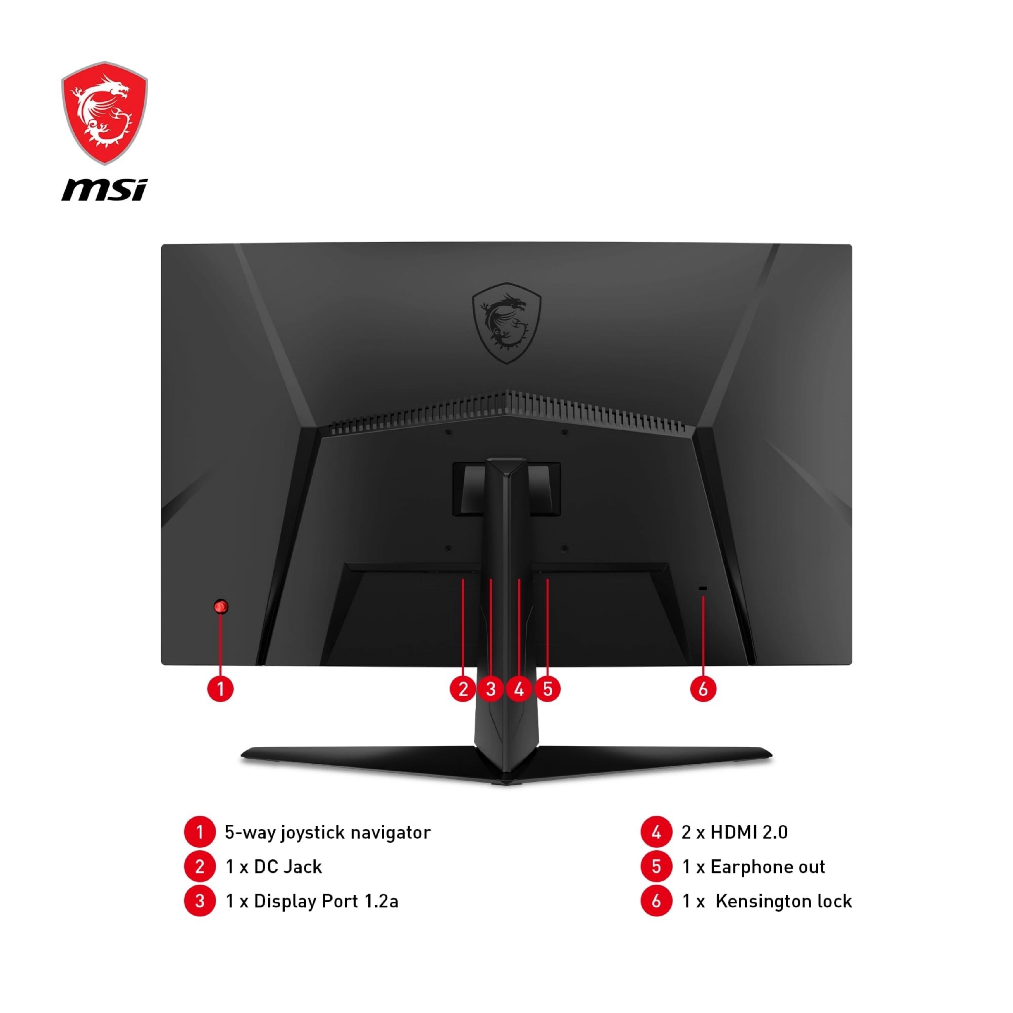 MSI Monitor Gaming 27" Curvo | G27C4X | FHD | 250Hz/1ms