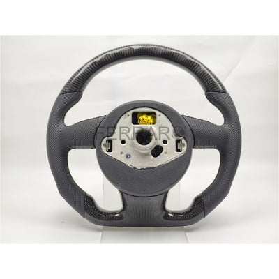 (PRENOTA) Volante per Audi, Carbonio, Linea Nera, S