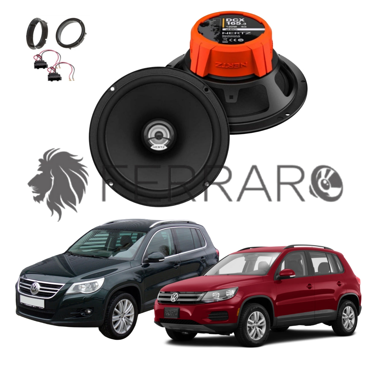 Hertz Kit 2 Casse | DCX 165.3 | Ant o Post | VW Tiguan