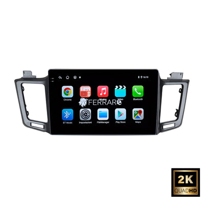 Autoradio per Toyota RAV4 9" 2K | 2013-2018 | Android | Bluetooth | CarPlay | Android Auto | 12/256GB Ram