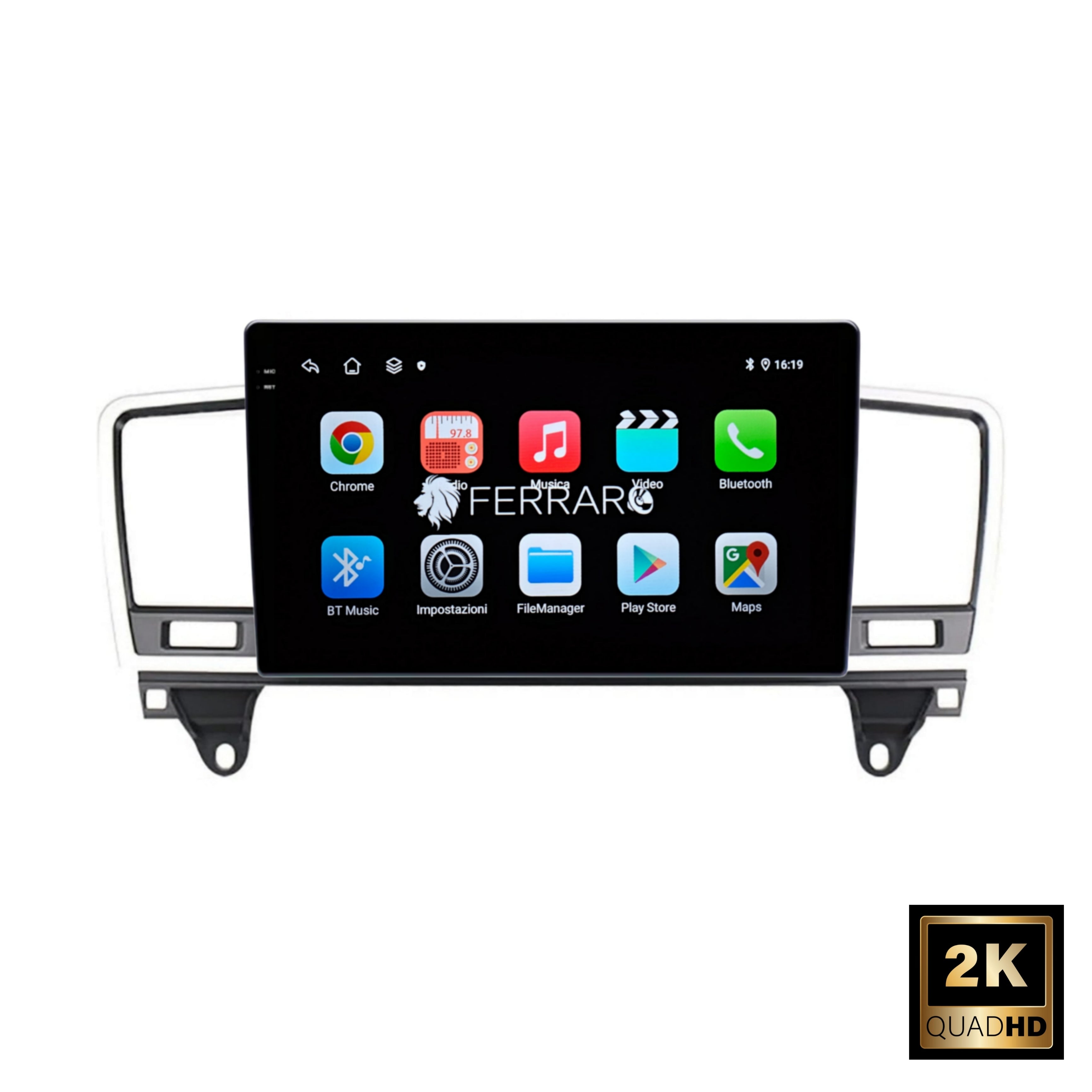 Autoradio per Mercedes Classe M w166 9" 2K | 2011-2015 | Android | Bluetooth | CarPlay | Android Auto | 12/256GB Ram