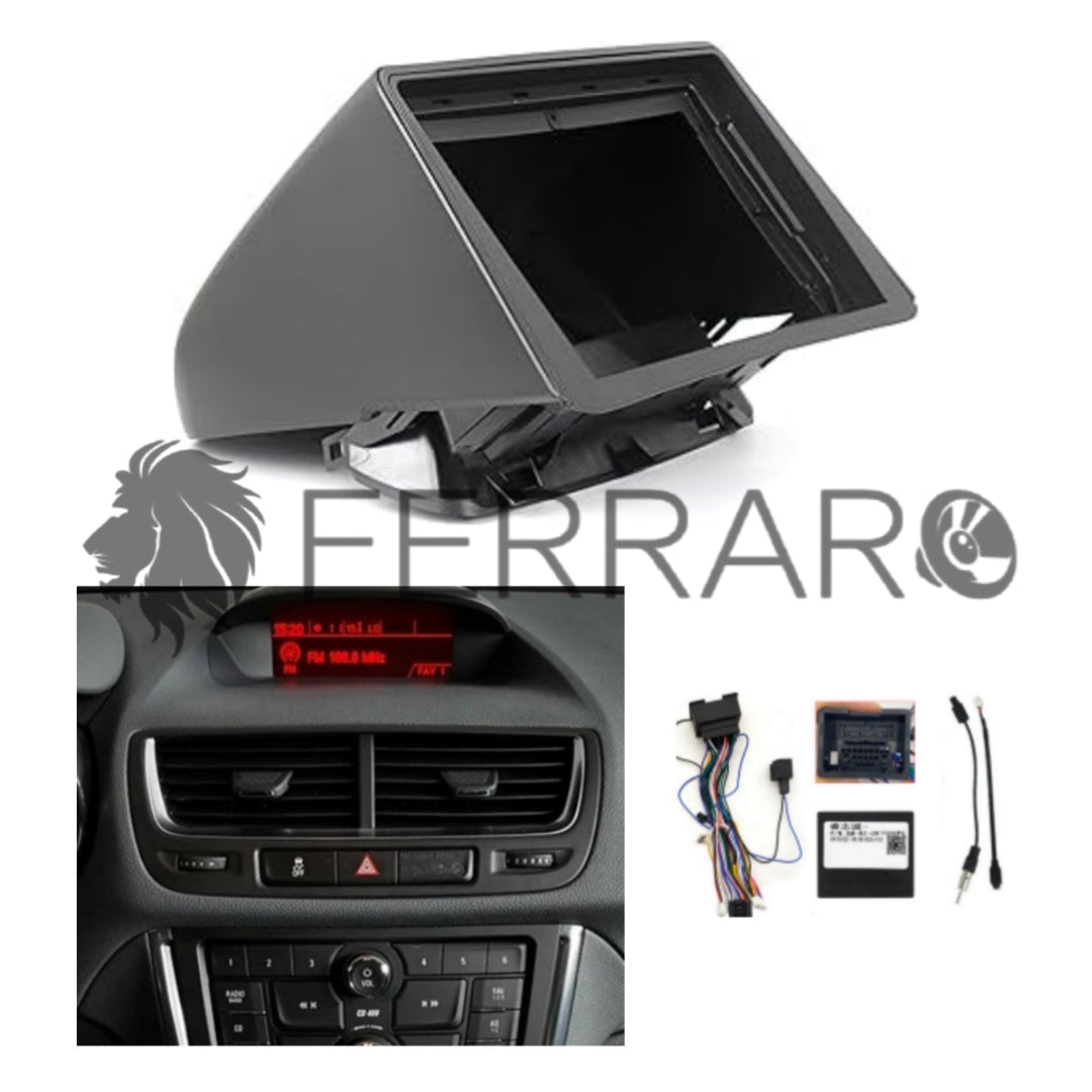 Kit Montaggio Autoradio 9"Pollici per Opel Mokka (2012-2016), Mascherina, Cablaggio Autoradio Android