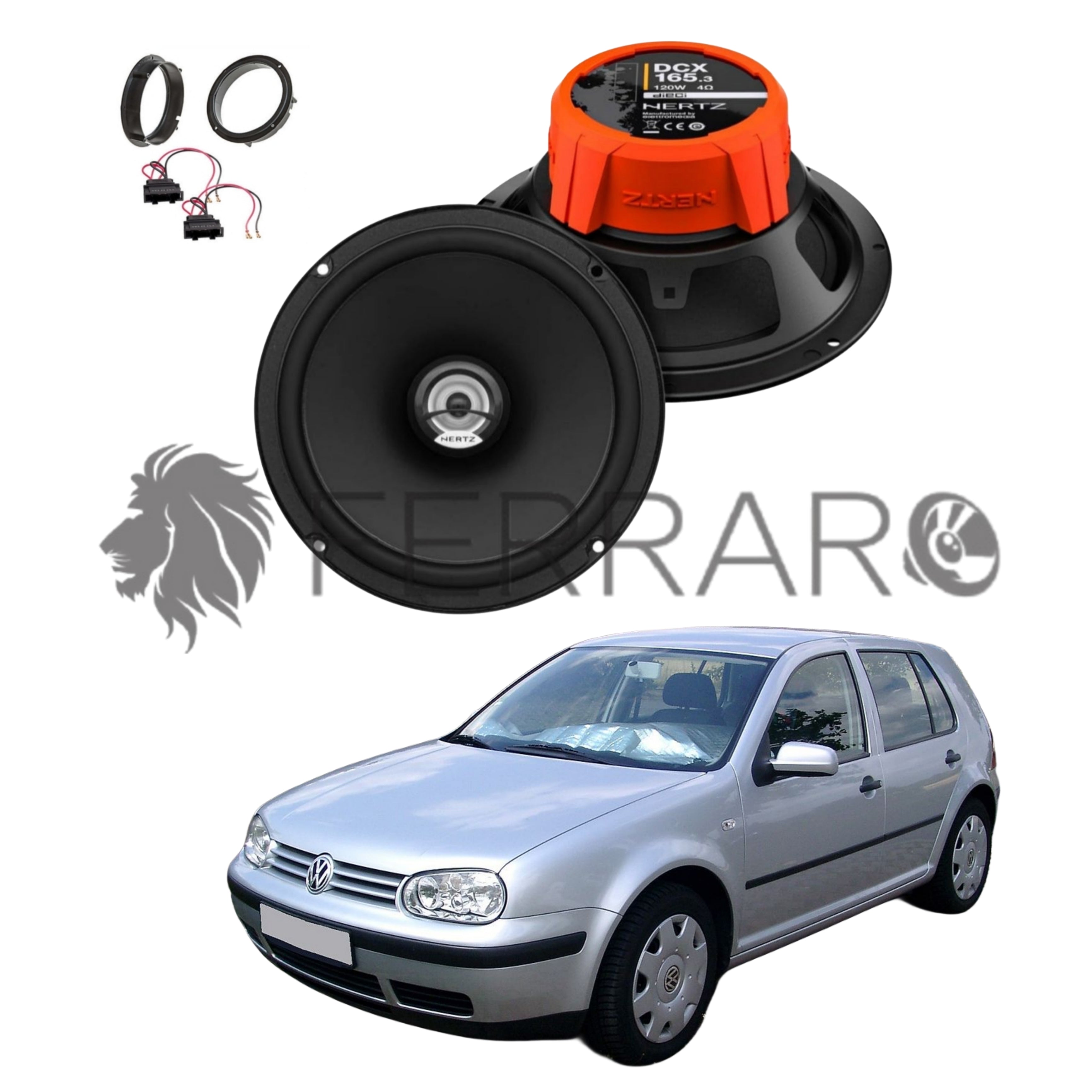 Hertz Kit 2 Casse | DCX 165.3 | Ant o Post | VW Golf 4ª Serie dal 1997>