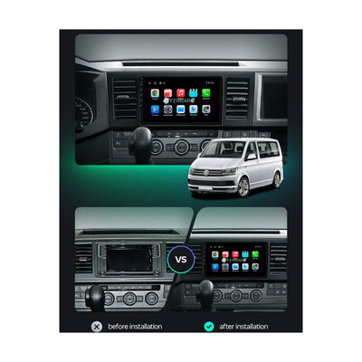 Autoradio per Volkswagen Trasporter 6 T6.1 9" | 2015-2024 | Android | Bluetooth | CarPlay | Android Auto | 2GB/4GB/6GB/8GB Ram