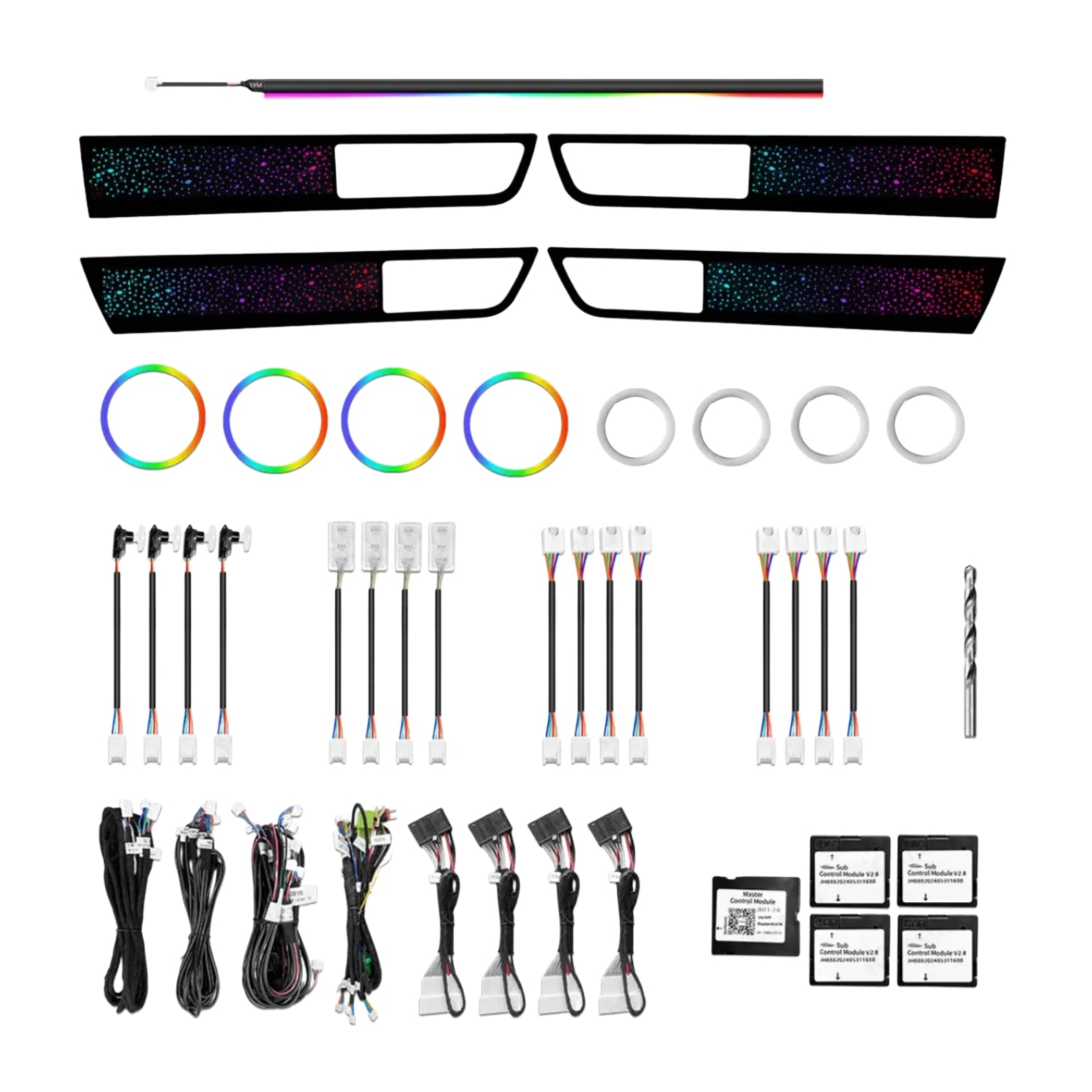 Ambient Light per Land Rover Range Rover Sport (2010-2013), 64 Colori RGB