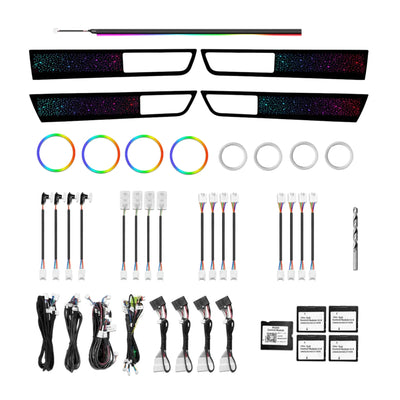 Ambient Light per Land Rover Range Rover Sport (2010-2013), 64 Colori RGB