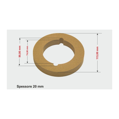 Anello Supporto Tweeter Piattello da 100mm