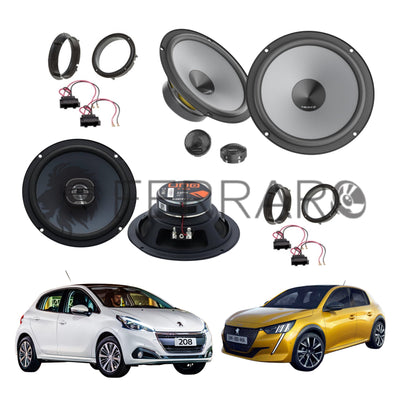 Hertz Kit 6 Casse | X 165 | K 165 | Ant/Post | Peugeot 208