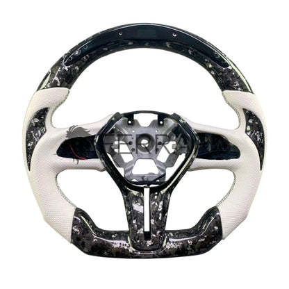 Volante Sportivo per Infiniti Q50L, QX50, QX60, QX55, Q50, Q60, Carbonio, Customizzato in Pelle