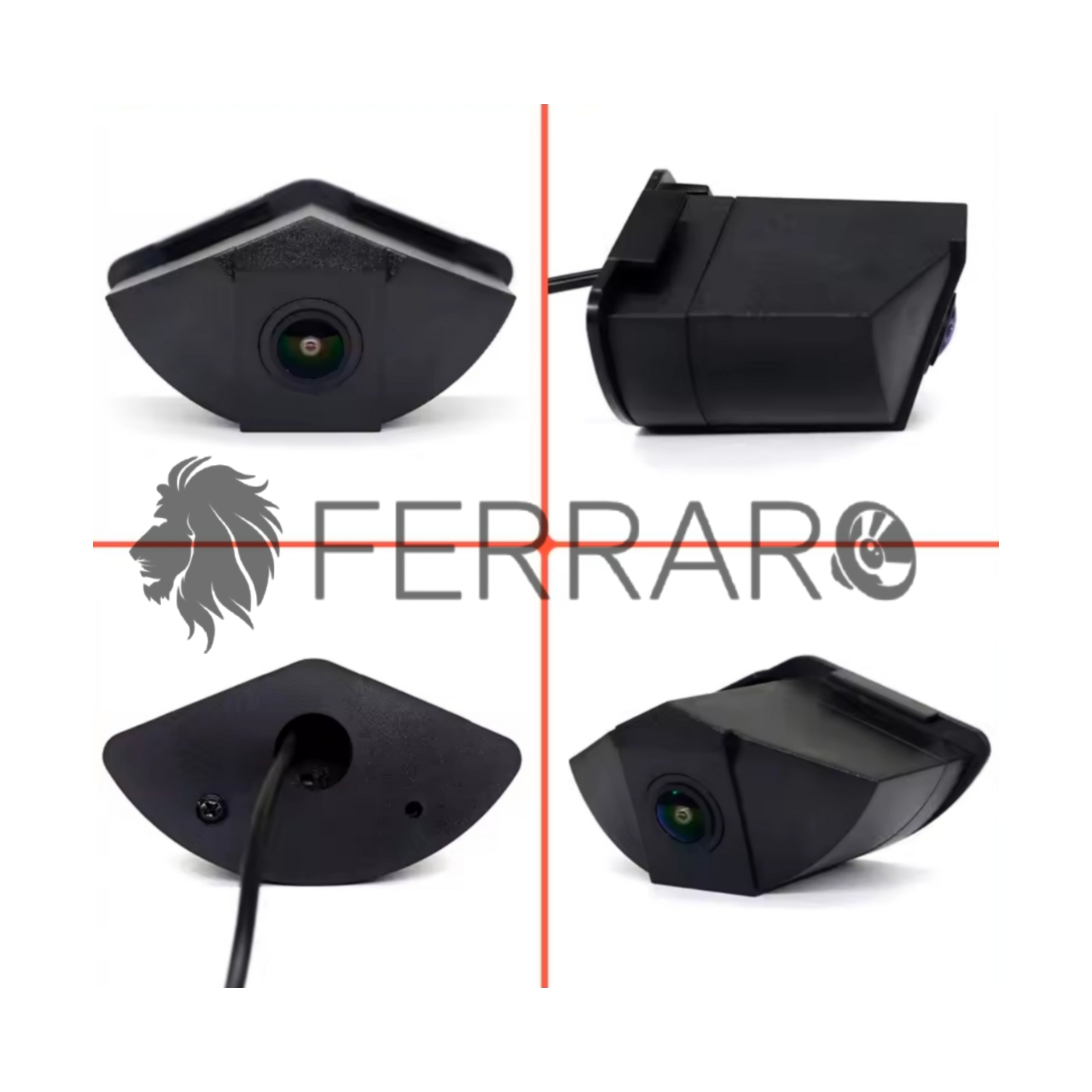 Telecamera Frontale per Mercedes Vito, Viano, Classe A, B, C, E, GL (Compatibilità in Descrizione) | AHD, 1920x1080 | 170° Gradi