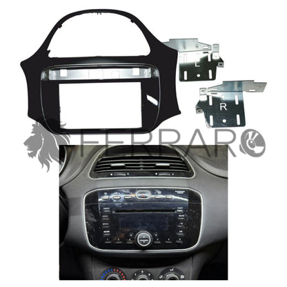 Mascherina 2DIN per Fiat Punto Evo dal 2009>
