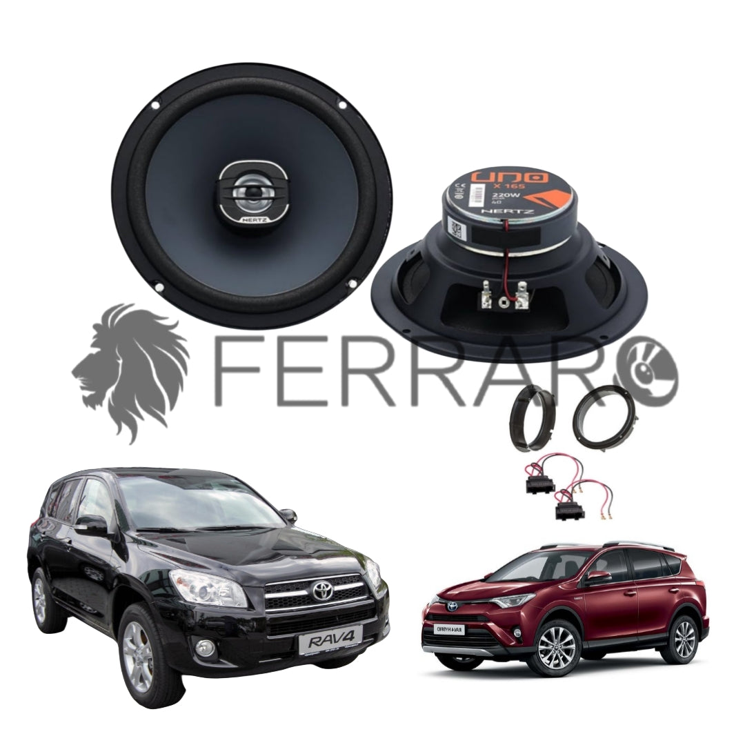 Hertz Kit 2 Casse | X 165 | Ant o Post | Toyota RAV4 (Dal 2006)