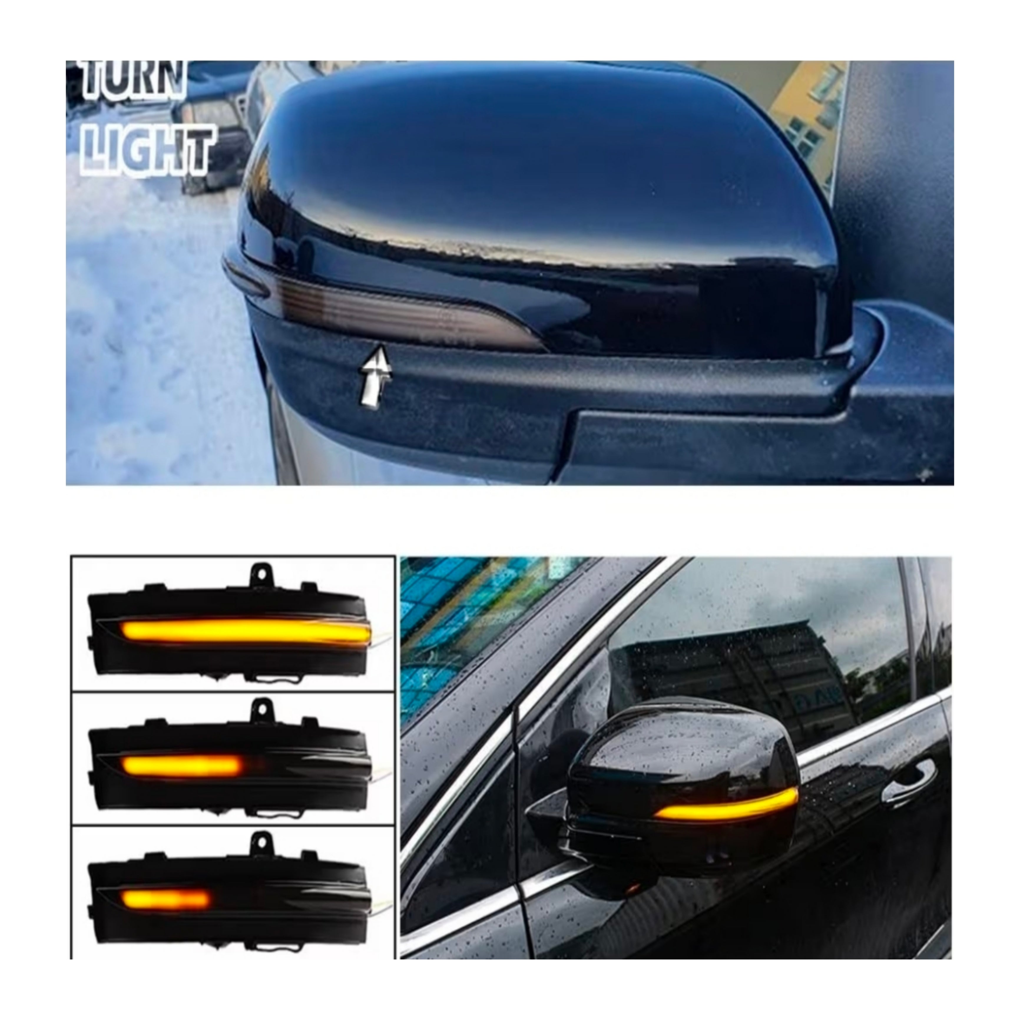 Specchietti Laterali Led per Ford Edge (2015-2019), Plug and Play