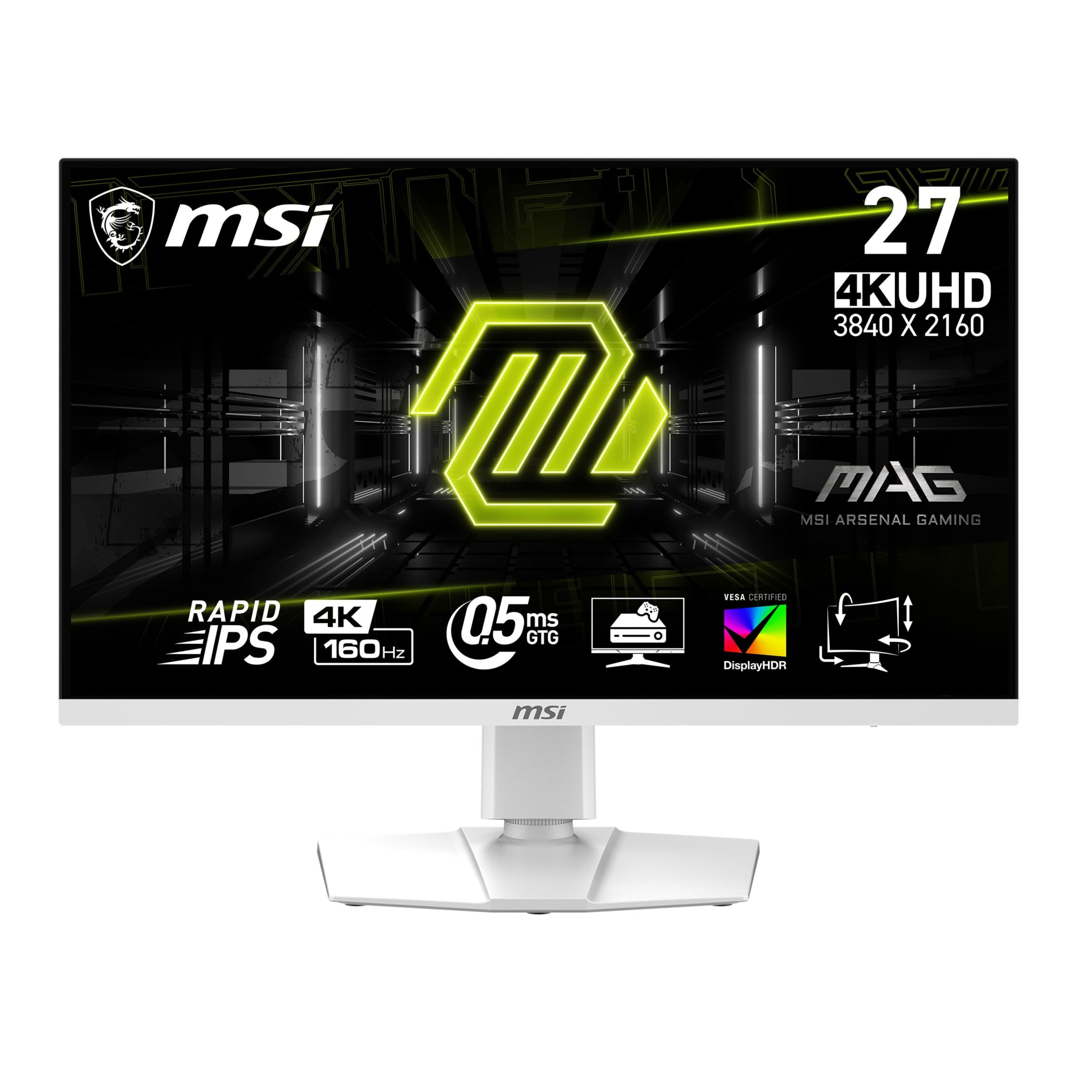 MSI Monitor Gaming 27" 4K | MAG 274URFW | 160Hz IPS