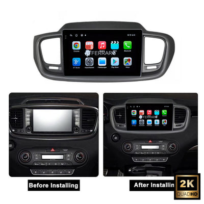 Autoradio per Kia Sorento 3 10.1" 2K | 2015-2018 | Android | Bluetooth | CarPlay | Android Auto | 4/64GB Ram
