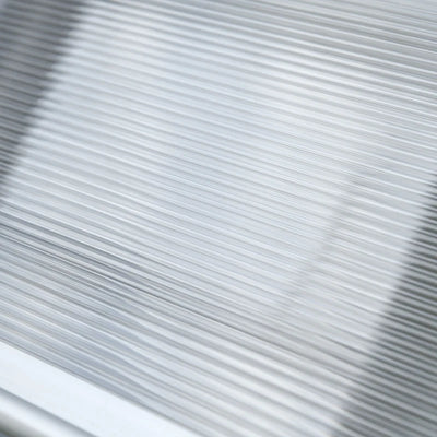 Outsunny Pensilina da Esterno per Finestre e Porte, in Policarbonato e Alluminio, 110x60x18cm - Trasparente