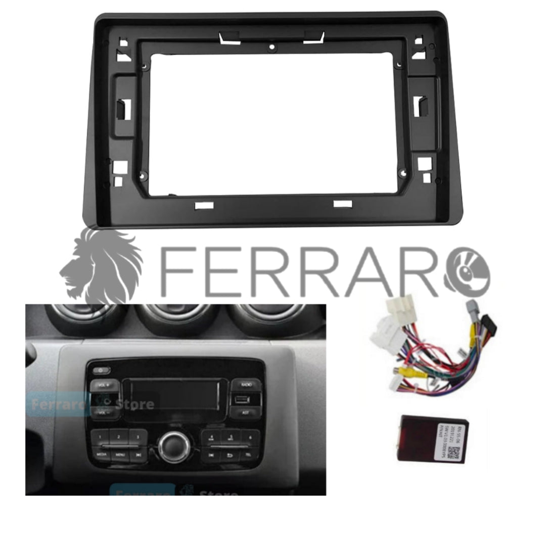 Kit Montaggio Autoradio 10.1"Pollici per Renault Arkana, Duster (2018-2021) Mascherina, Cablaggio Autoradio Android