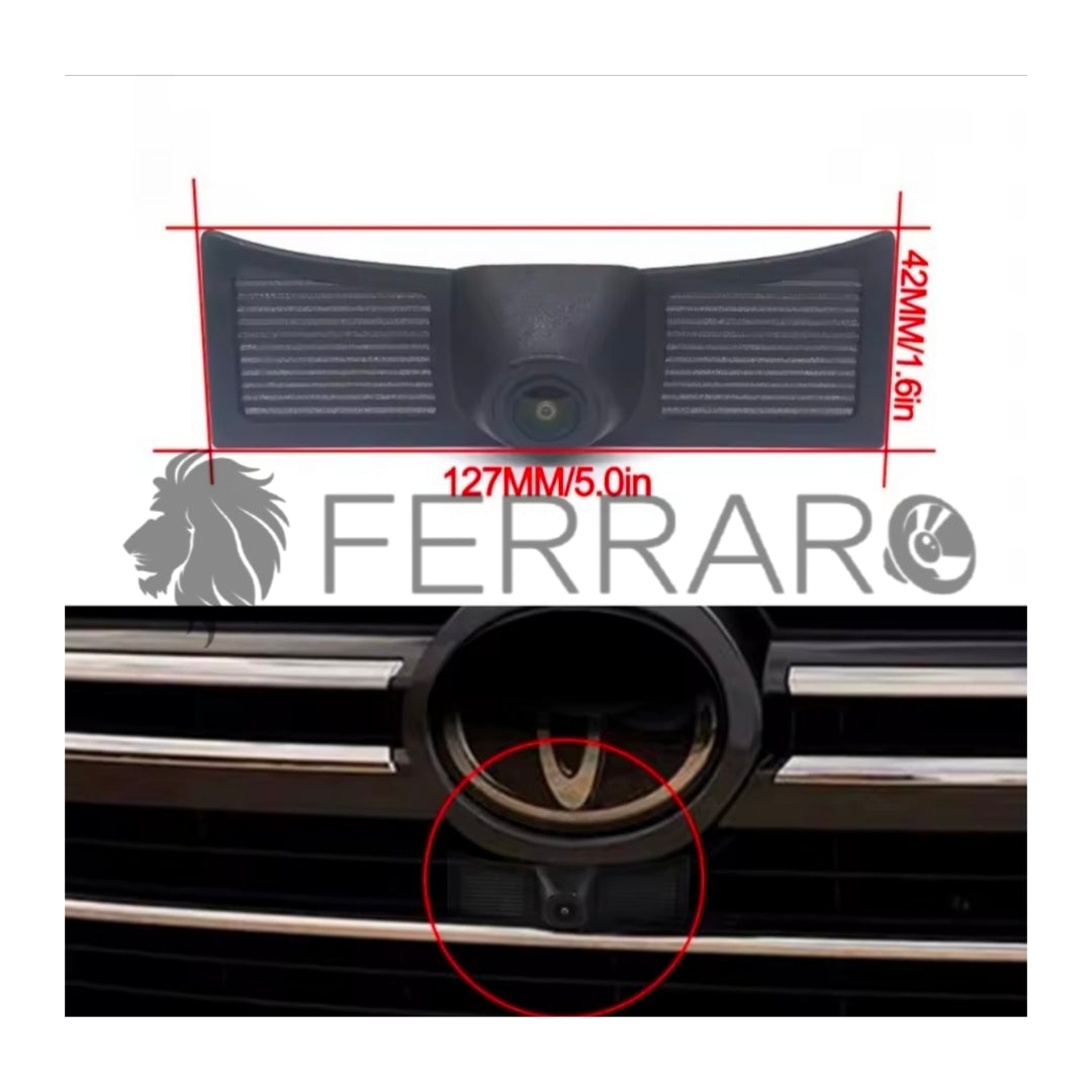 Telecamera Frontale per Toyota Land Cruise 200, LC200 (2018-2021) | AHD, 1920x1080 | 170° Gradi
