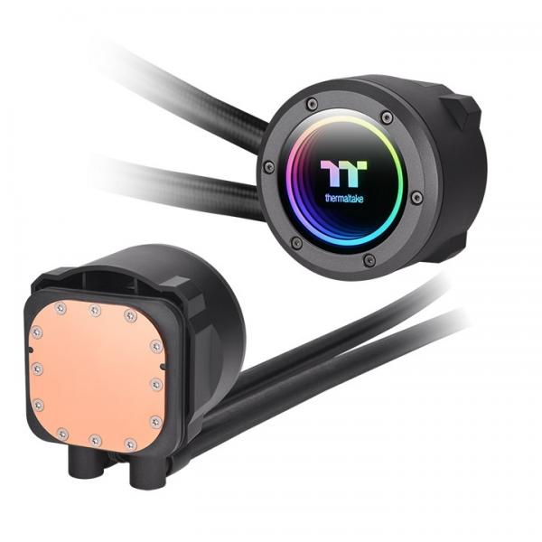 Thermaltake TT TH240 ARGB | Processore Raffreddatore di liquidi tutto in uno, 12 cm, Nero