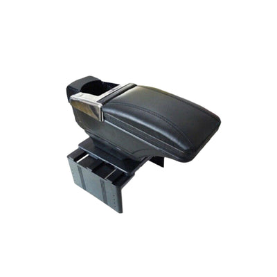 Bracciolo Universale, Per Auto, Poggiabraccio, Alta Qualità, in Pelle, Portaoggetti, Posa Cenere