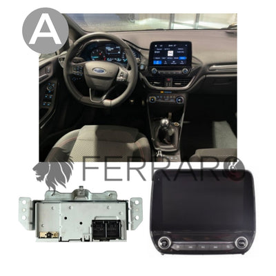 Autoradio per Ford Fiesta 9" 2K | 2017-2023 | Android | Bluetooth | CarPlay | Android Auto | 12/256GB Ram